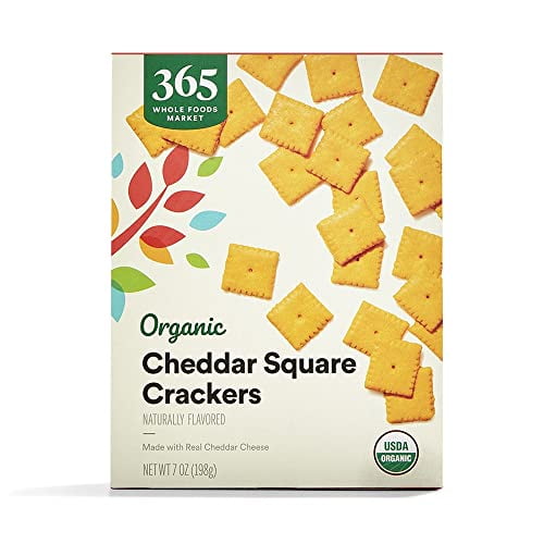 365 by Whole Foods Market, Organic Cheddar Squares, 7 Ounce