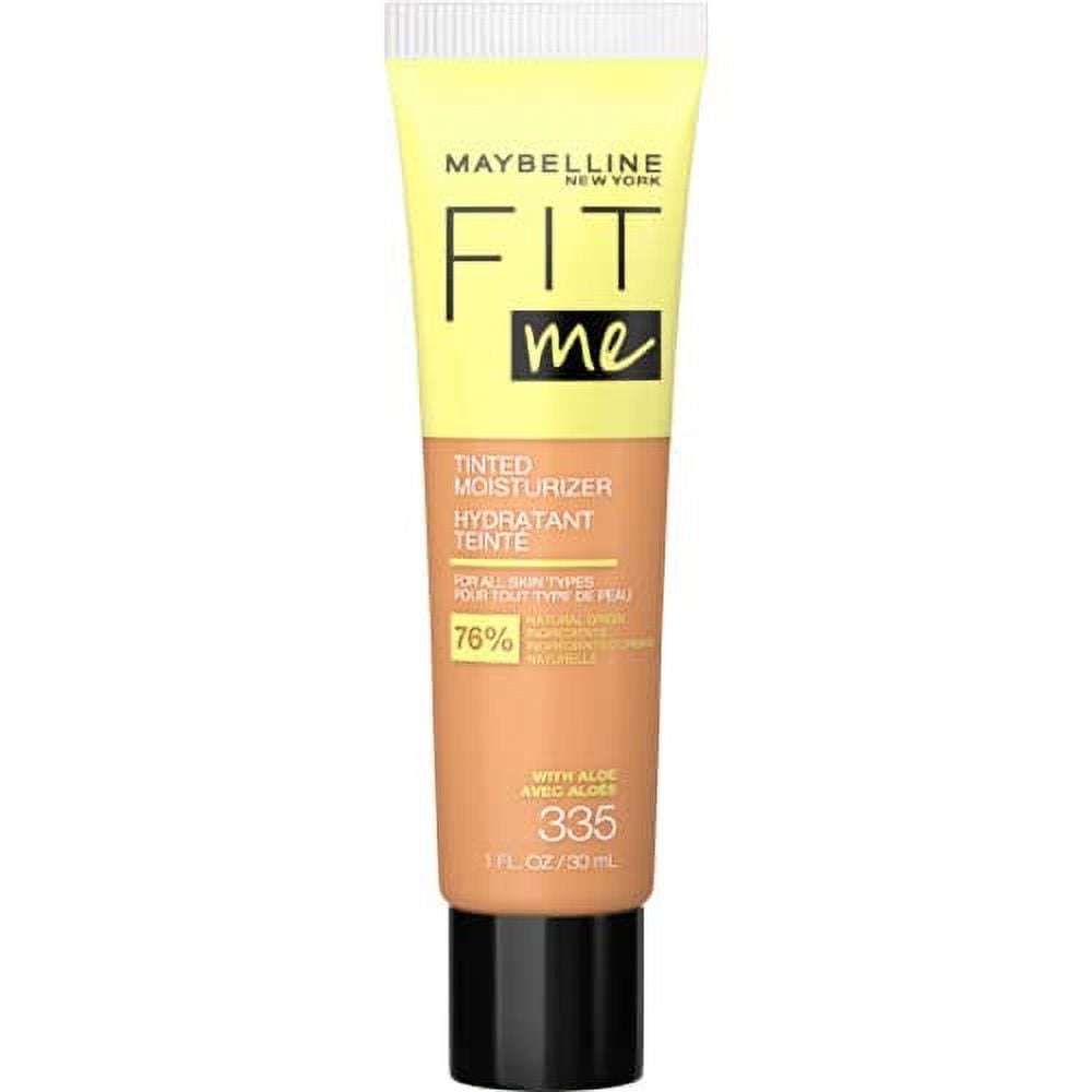 Maybelline Fit Me Tinted Moisturizer, Natural Coverage, Face Makeup, 335, 1 Count