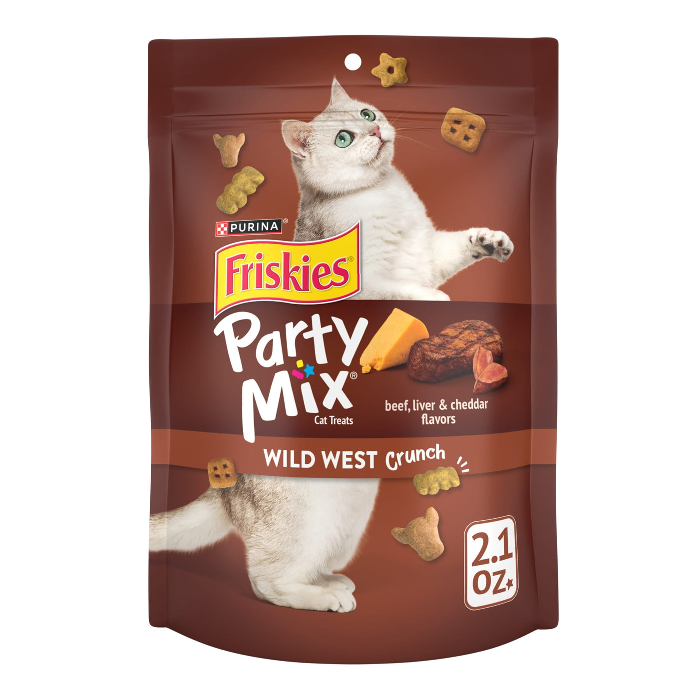 Purina Friskies Cat Treats, Party Mix Wild West Crunch