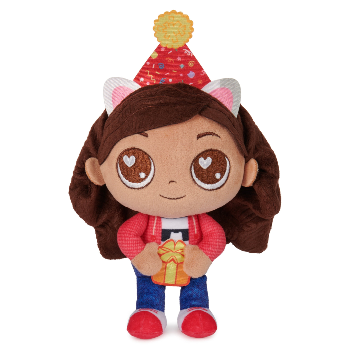 Gabby’s Dollhouse, Celebration Series 9-Inch Tall Gabby Girl Plushies, Kids Toys for Girls & Boys Ages 3 and Up