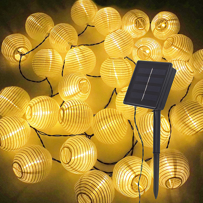 Solar Waterproof Lantern String Lights