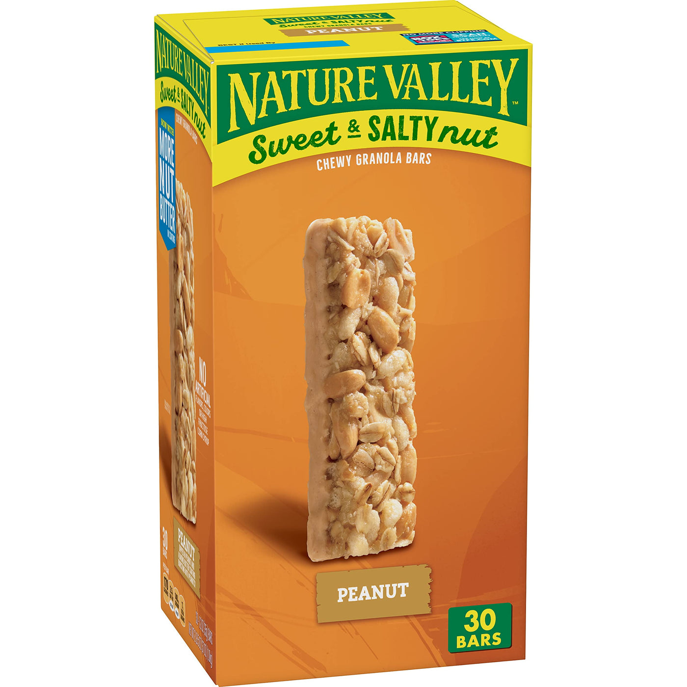 Nature Valley Sweet and YPF5&nbsp;Salty Granola Bars, Peanut, 30 Bars, 36 OZ