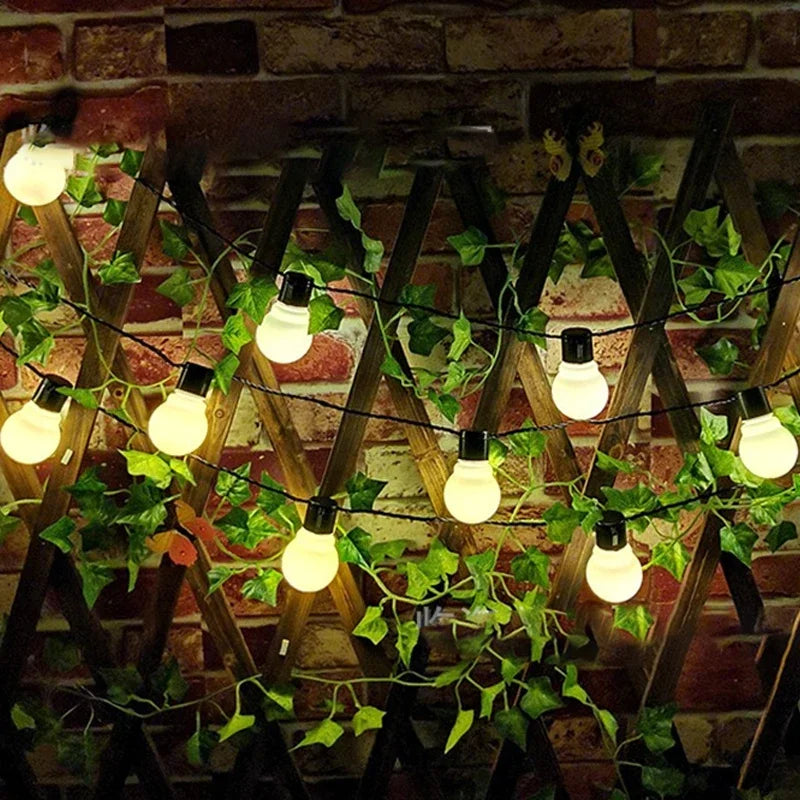 Solar LED Globe String Lights