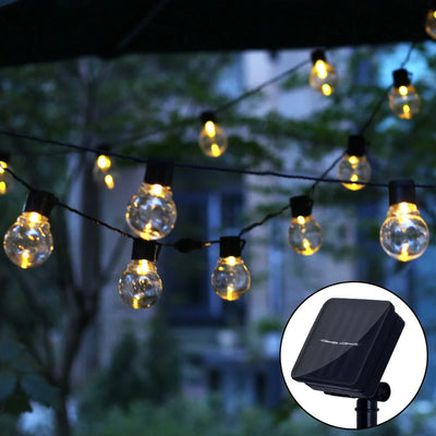 Solar LED Globe String Lights