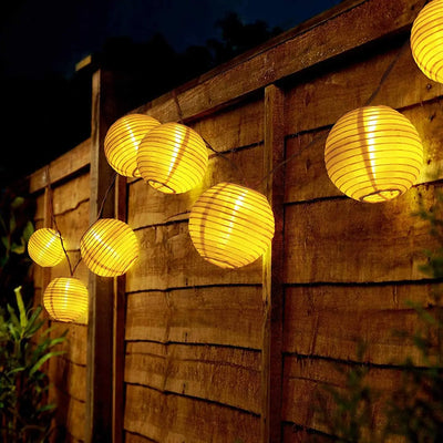 Solar Waterproof Lantern String Lights