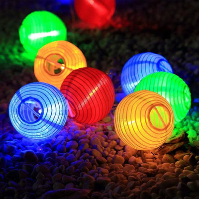 Solar Waterproof Lantern String Lights