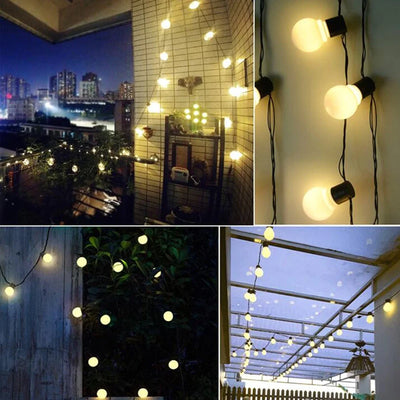 Solar LED Globe String Lights