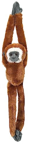 Wild Republic Gibbon Plush, Monkey Stuffed Animal, Plush Toy, Gifts for Kids, Hanging 20"