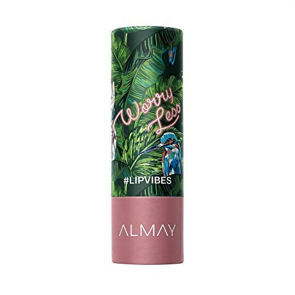 Lip Vibes Lipstick with .. Vitamin E Oil & .. Shea Butter by Almay, .. Matte Finish, Hypoallergenic, Worry .. Less, 0.14 Oz