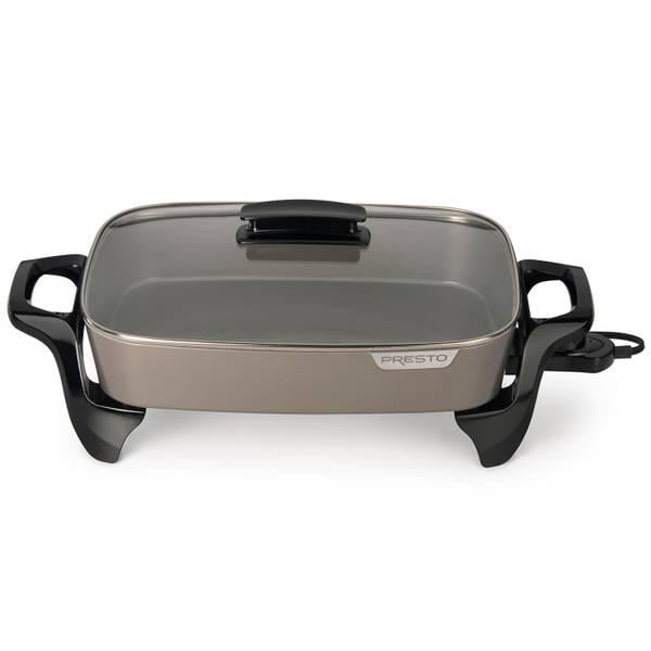 Presto 16  Electric Ceramic Skillet with Glass Cover