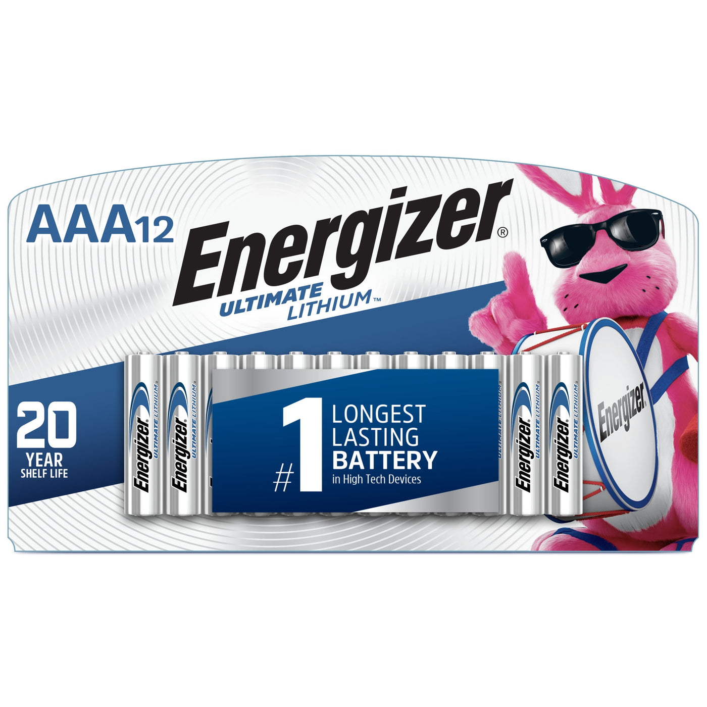 Energizer Ultimate Lithium AAA Batteries (12 Pack), Triple A Batteries