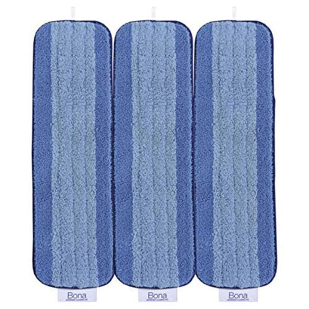 Bona Microfiber Cleaning Pad, for Hardwood and Hard-Surface Floors, fits Bona Family of Mops, 3 Pack