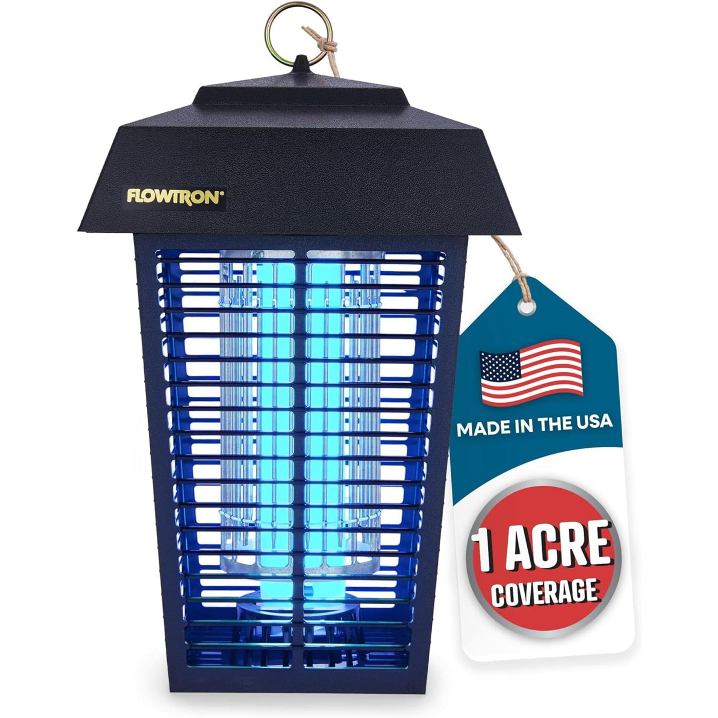 Flowtron 1 Acre Bug Zapper with 40W Bulb & 5600V Instant Killing Grid, Electric Mosquito Zapper