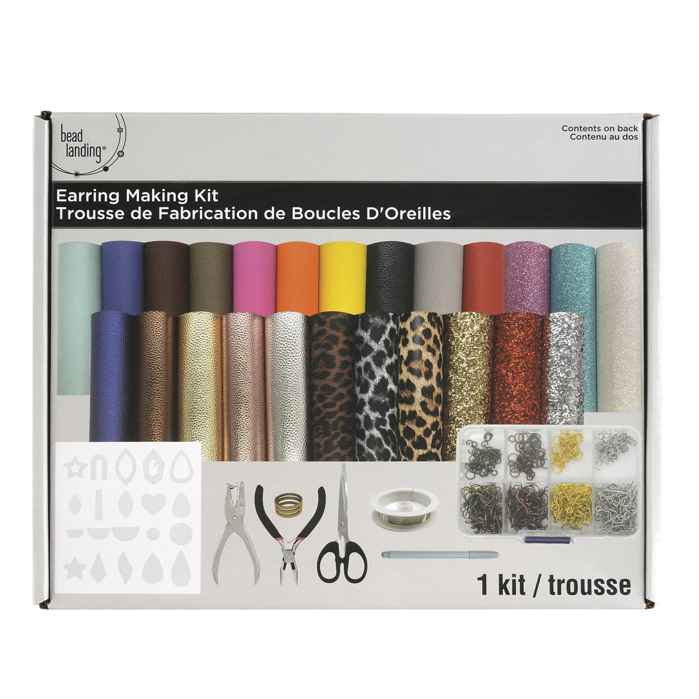 Faux Leather Earring Making Kit by Bead Landing™