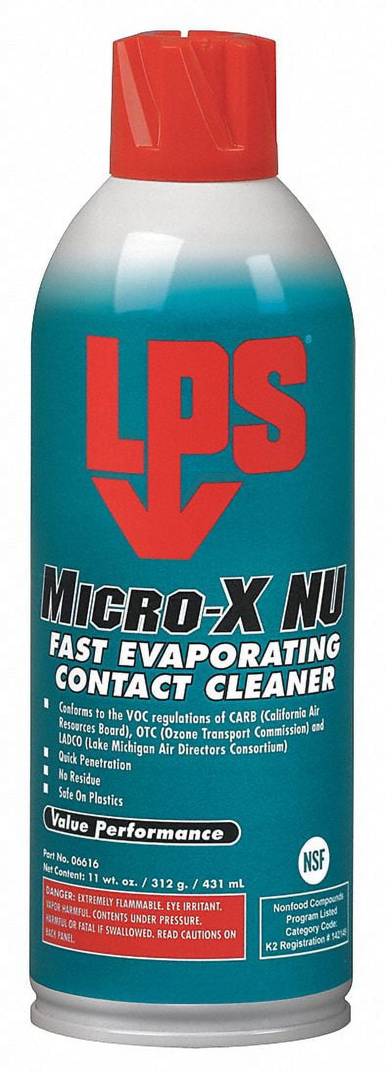 Lps Contact Clnr,Spray Can,11oz,MicroX NU 06616