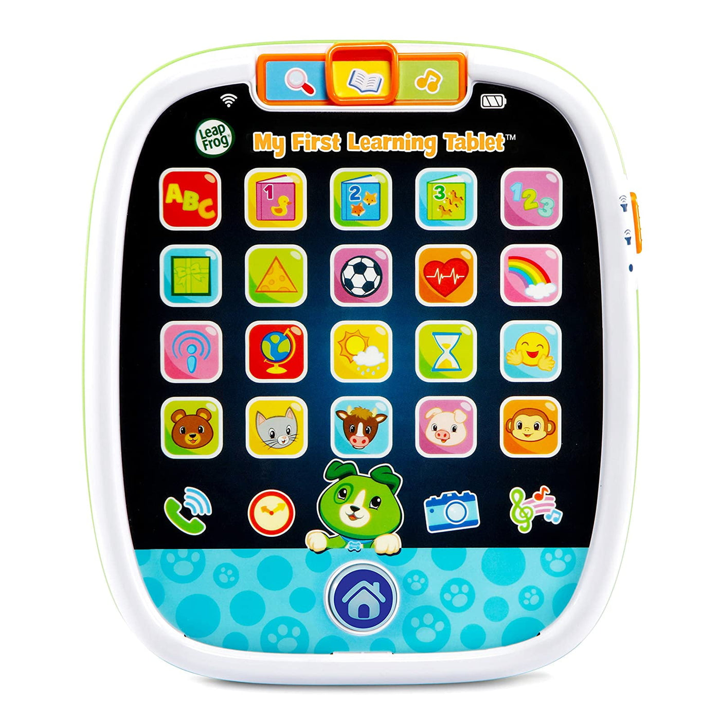 LeapFrog My First Learning Tablet, White and green, Scout