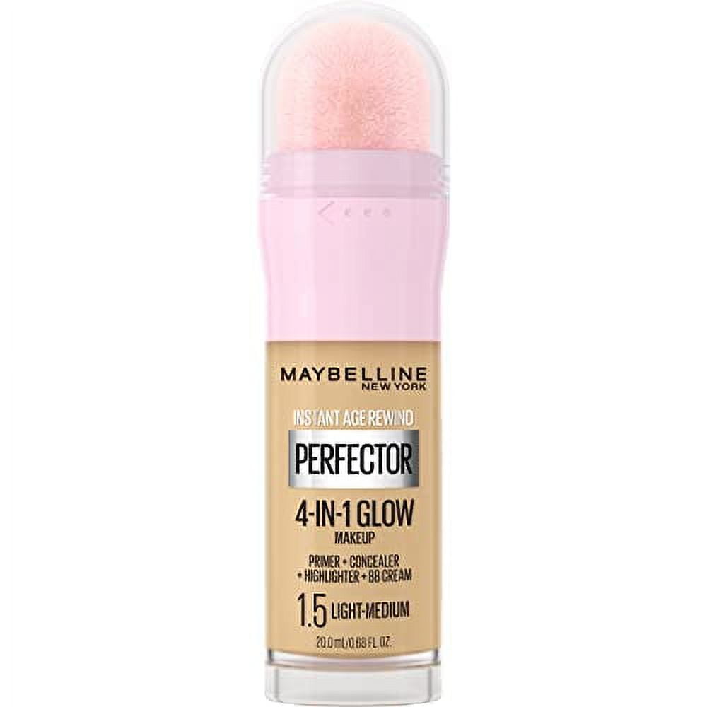 Maybelline New York Instant Age Rewind Instant Perfector 4-In-1 Glow Makeup, Light/Medium