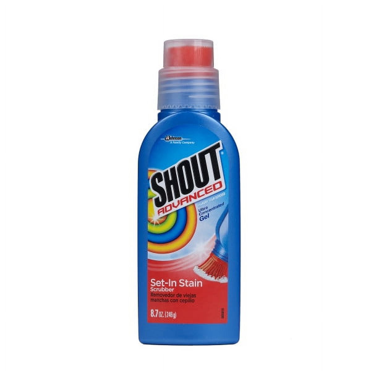 Shout Advanced Ultra Concentrated Gel Brush, 8.7 Ounce, Pack of 3