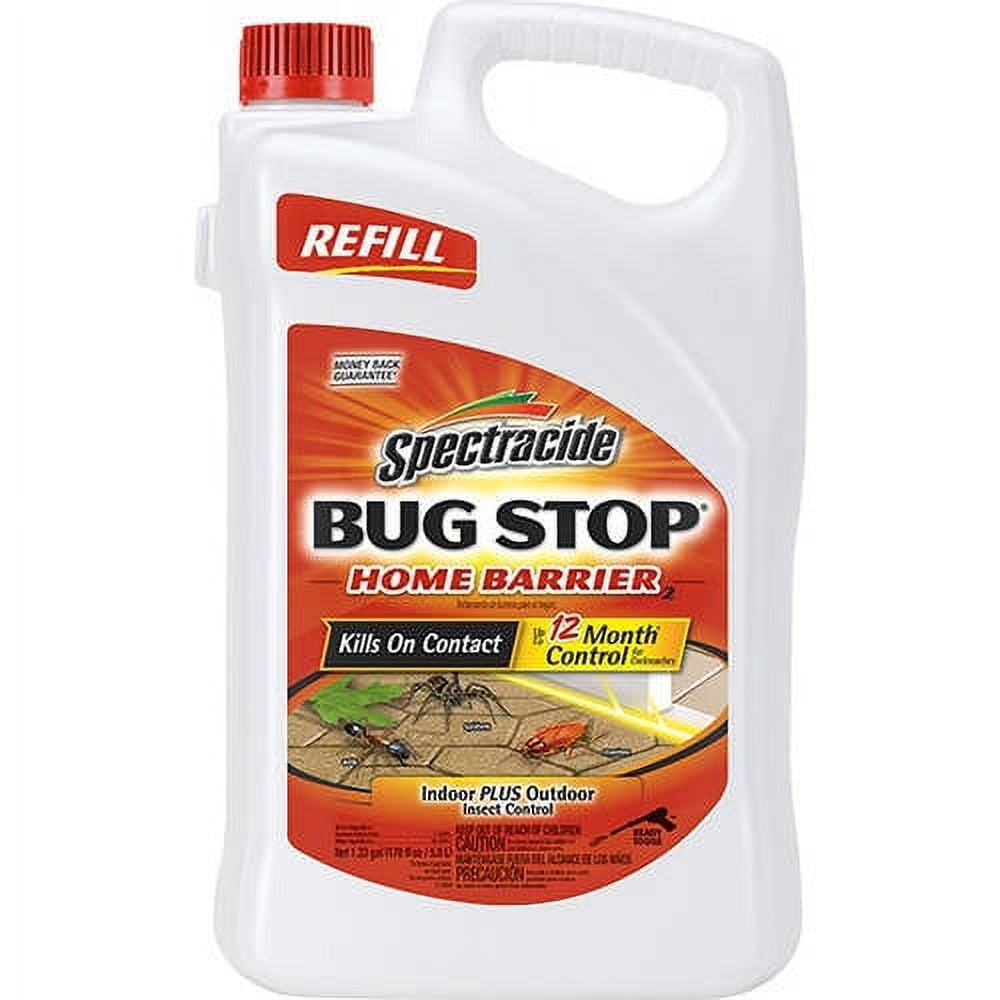 Spectracide Bug Stop Home Barrier, Accushot Refill, Insect Killer, 1.33-Gallon