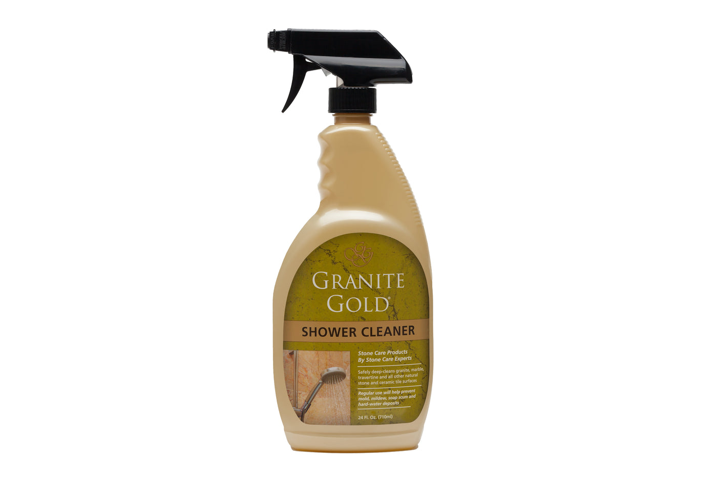 Granite Gold Shower Cleaner, 24 fl oz Spray, Stone Shower, Tub & Tile Cleaner