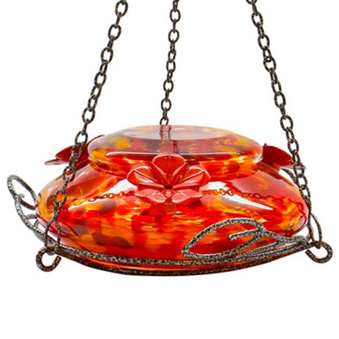 Nature's Way Hummingbird Feeder w/Perch Ring, Molten, 16 oz.