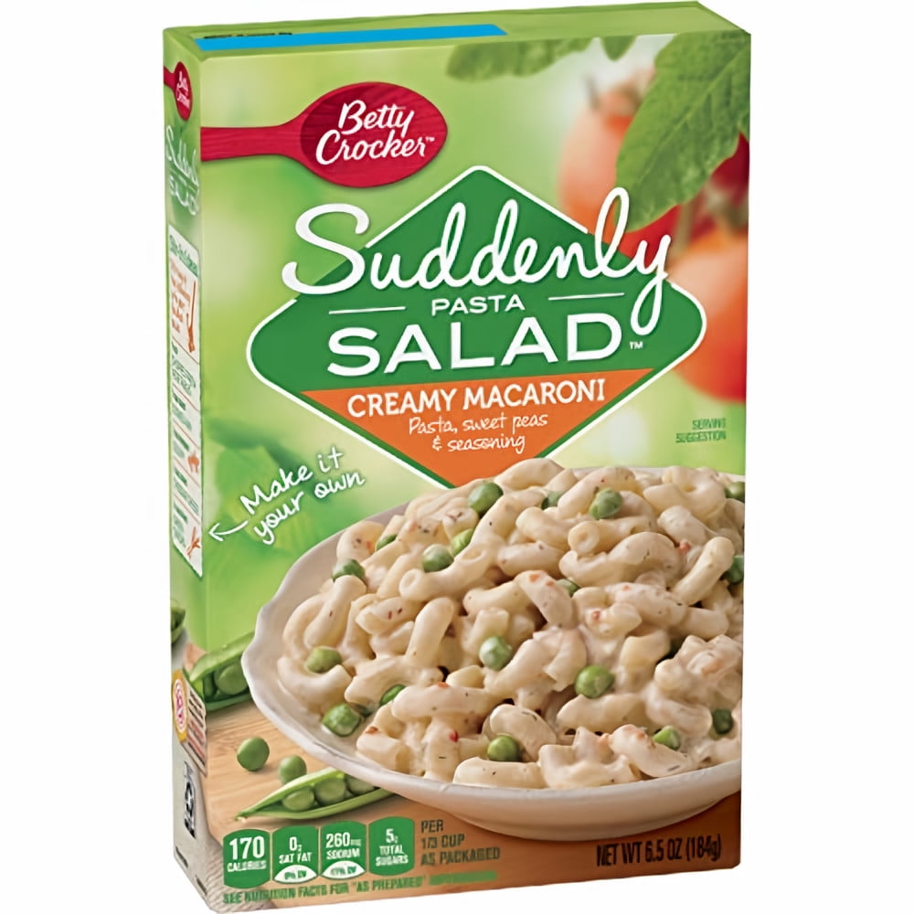 Betty Crocker Suddenly Pasta Salad Creamy Macaroni (Pack of 2)