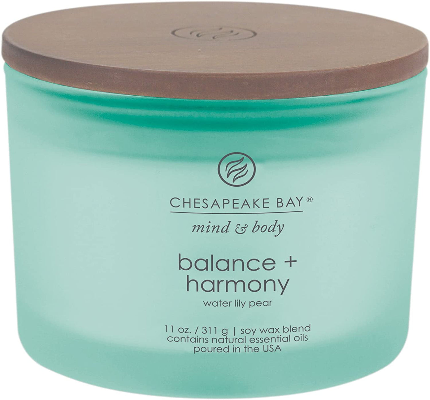 Chesapeake Bay Candle Scented Candle, Balance + Harmony (Water Lily Pear), Coffee Table