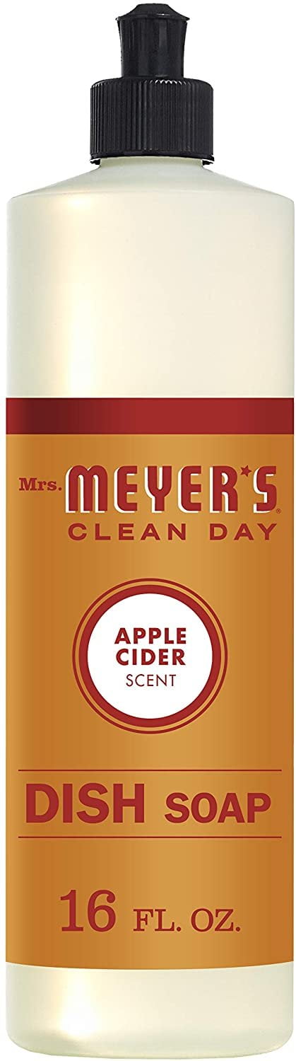 Mrs. Meyer's Clean Day Liquid Dish Soap, Apple Scent, 16 Ounce