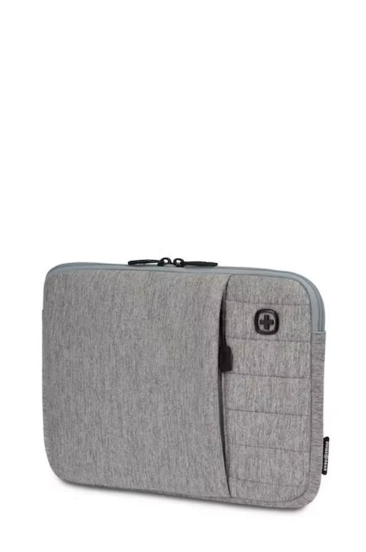 Wenger 13" Padded Laptop Sleeve, Gray, Light Gray