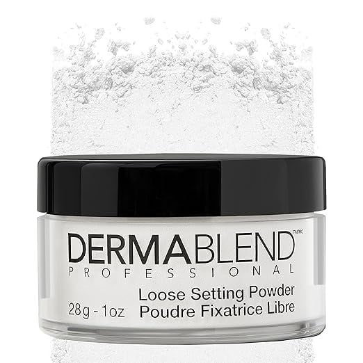 Dermablend Loose Setting Powder, Face Powder Makeup & Finishing Powder for Light, Medium & Tan Skin Tones