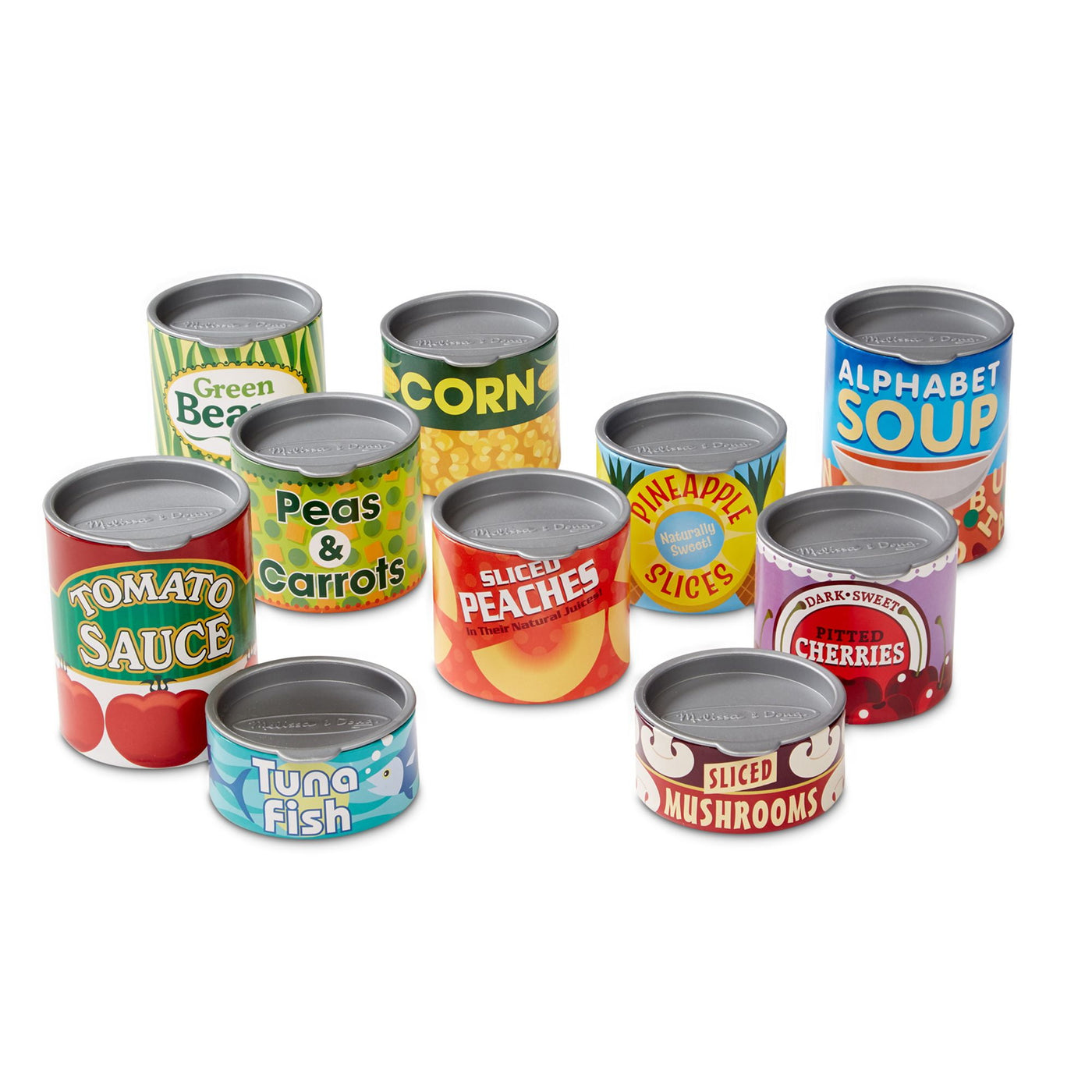 Melissa & Doug Let's Play House! Grocery Cans