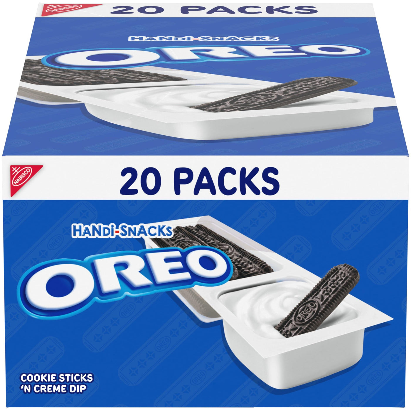 Handi-Snacks OREO Cookie Sticks 'N Creme Dip Snack Packs, 20 Snack Packs NG01