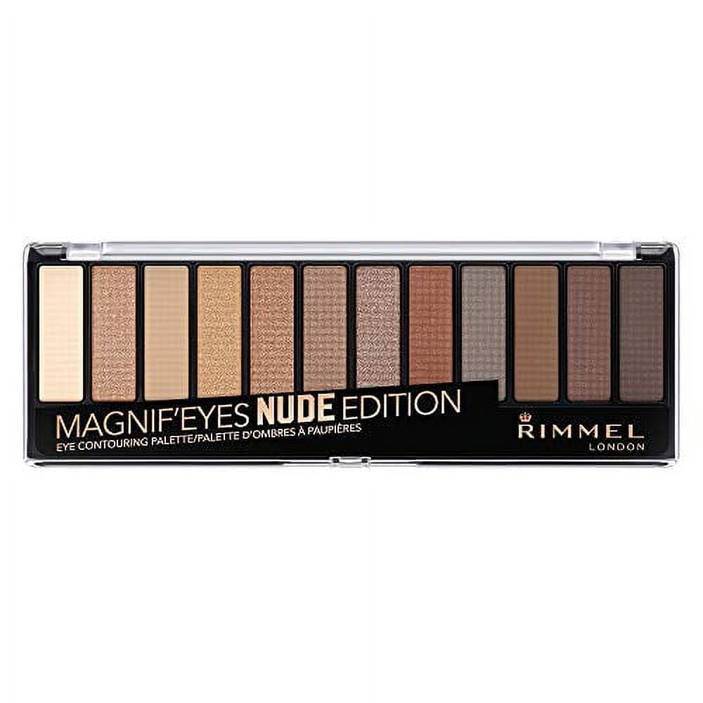 Rimmel Magnif'eyes Eyeshadow Palette, 001 Nude Edition, Pack of 1