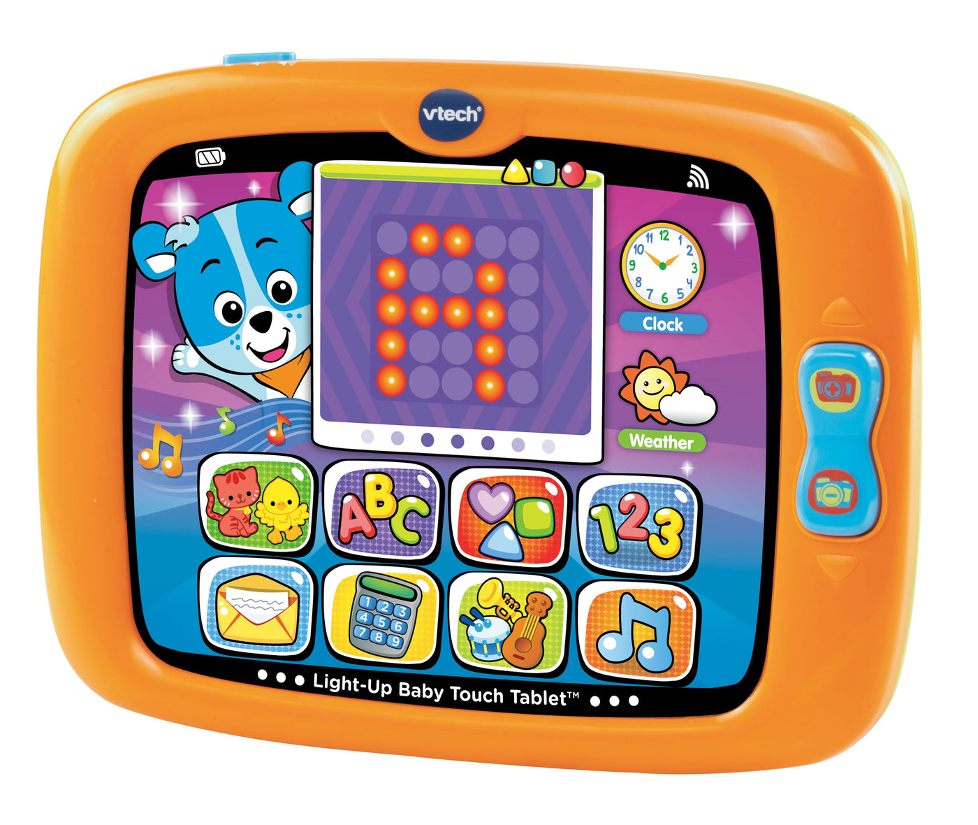 VTech Light-Up Baby Touch Tablet, Learning Toy for Baby, Orange