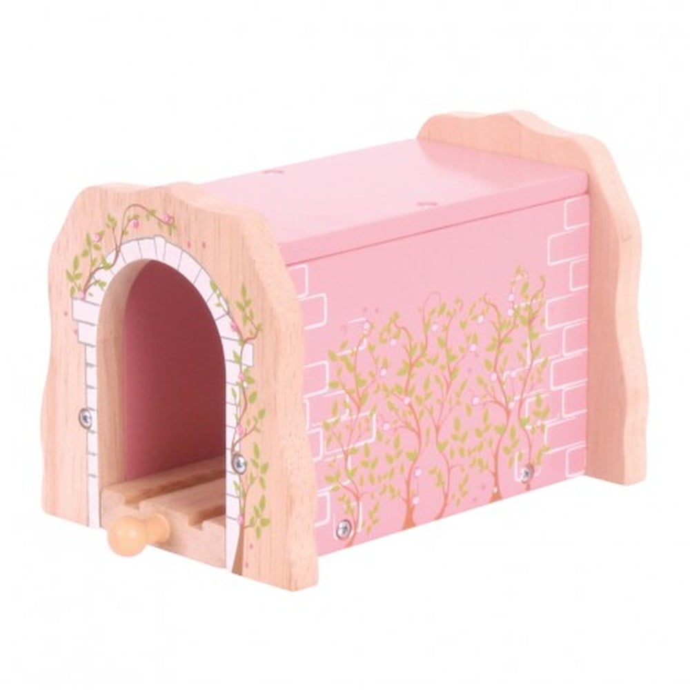 Bigjigs Rail Pink Brick Tunnel Other Major Wooden Rail Brands Are Compatible