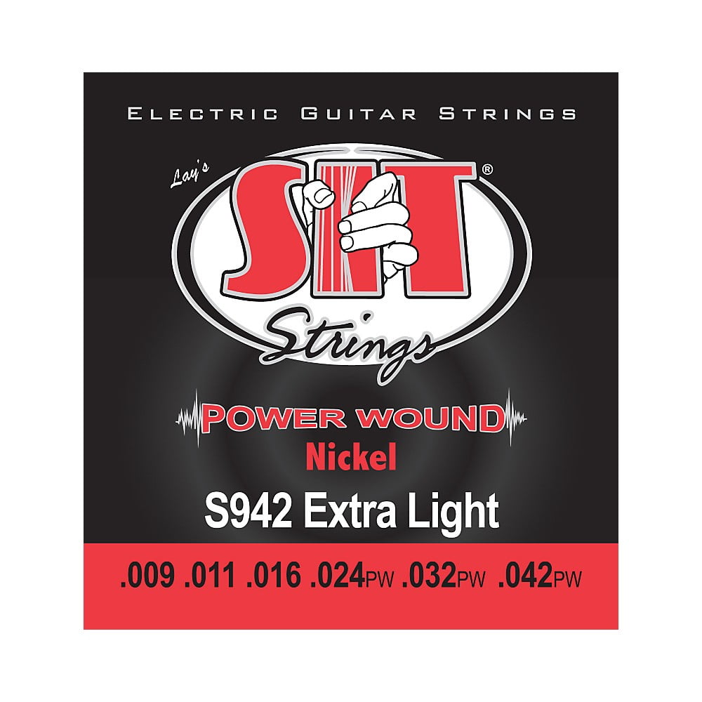 SIT Strings S942 Extra Light Power Wound Nickel Electric Guitar Strings