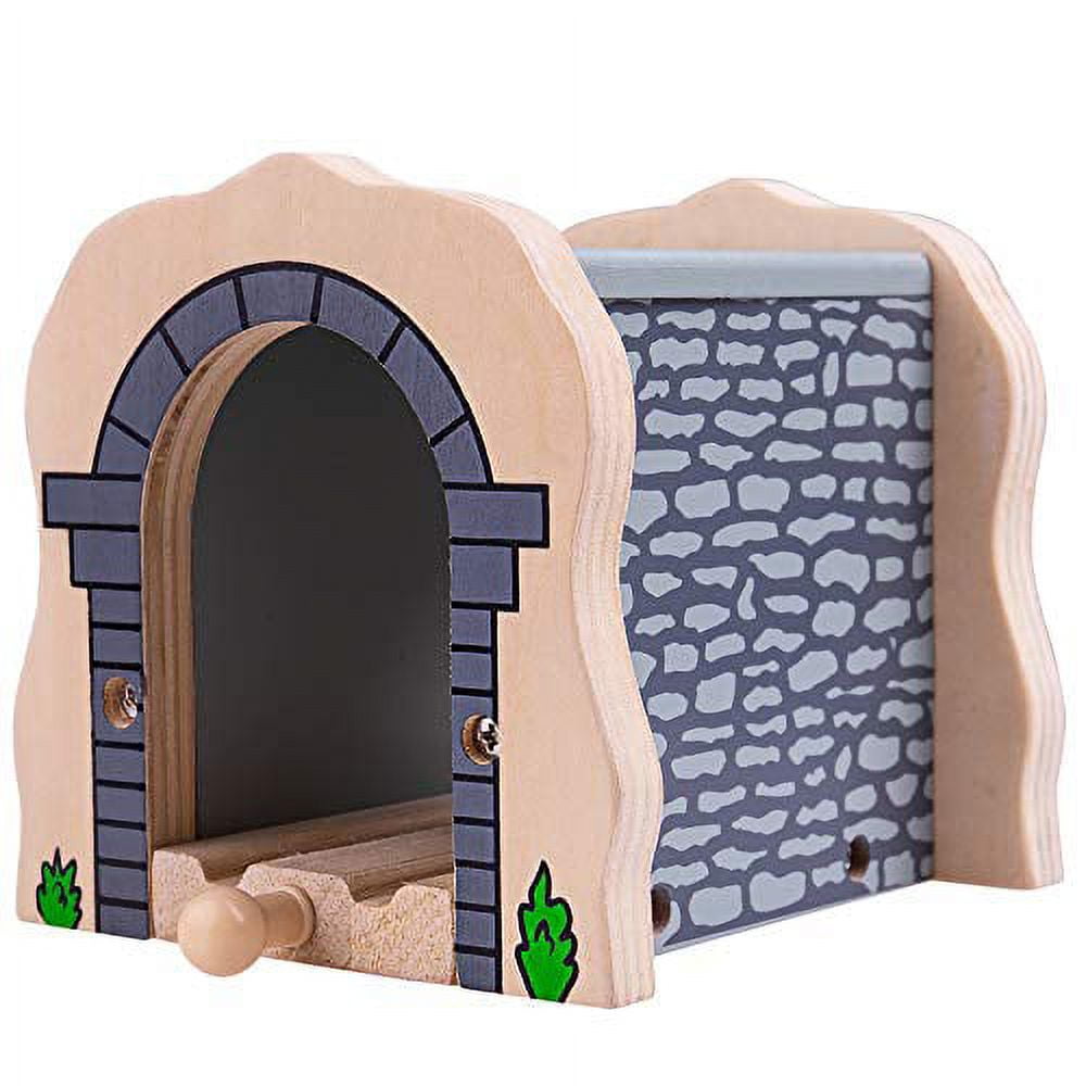 Bigjigs Rail Grey Stone Tunnel Other Major Wooden Rail Brands Are Compatible